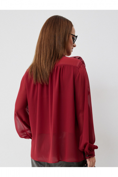 Блуза Condra 16300 бордовый - фото 8