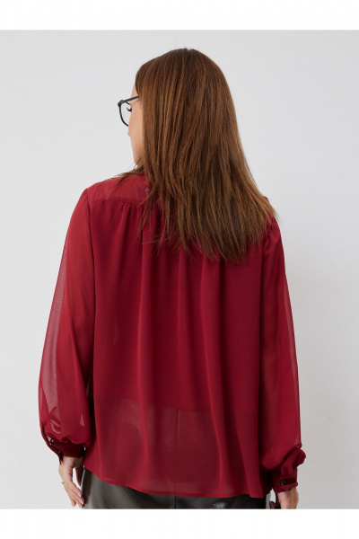Блуза Condra 16300 бордовый - фото 7