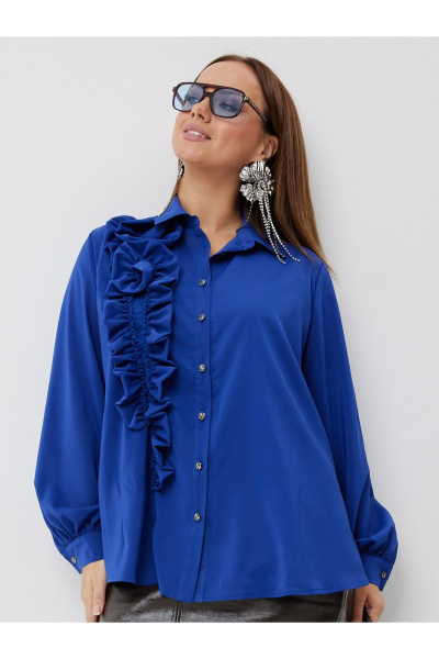 Блуза Condra 16300 васильковый - фото 6