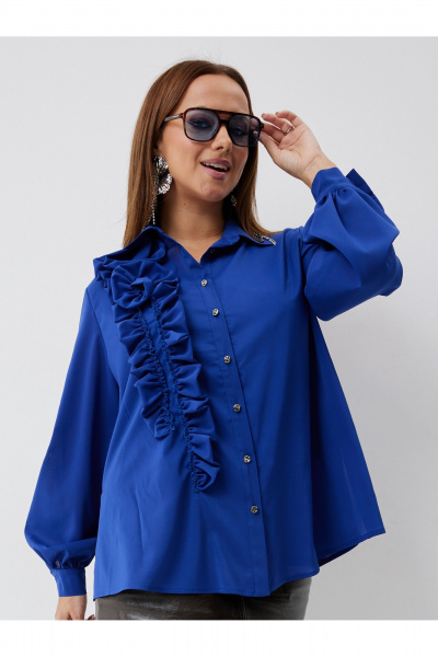 Блуза Condra 16300 васильковый - фото 3