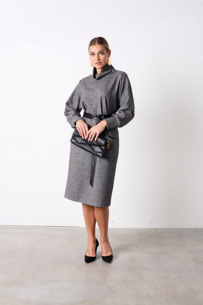 Платье AMUAR 1092 серый - фото 10