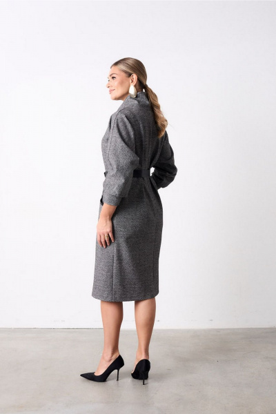 Платье AMUAR 1092 серый - фото 4