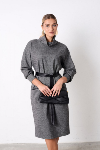 Платье AMUAR 1092 серый - фото 3