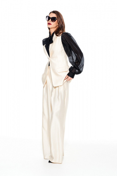 Жилет ELLETTO LIFE 3922 сливочный - фото 6