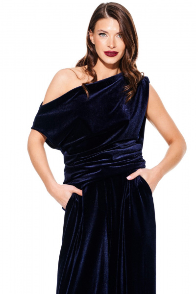 Блуза ELLETTO LIFE 3923 синий - фото 6