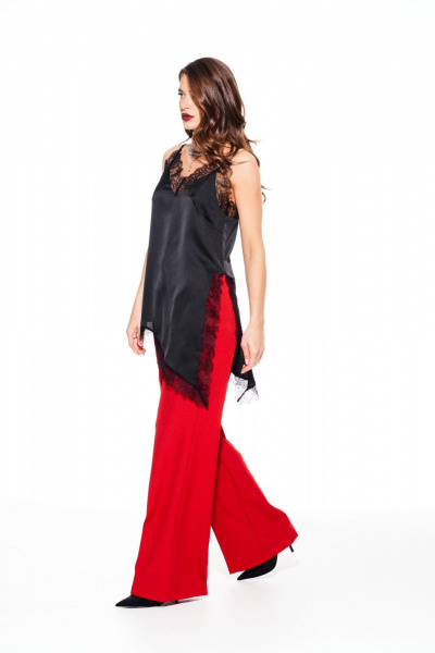 Блуза ELLETTO LIFE 3924 черный - фото 5