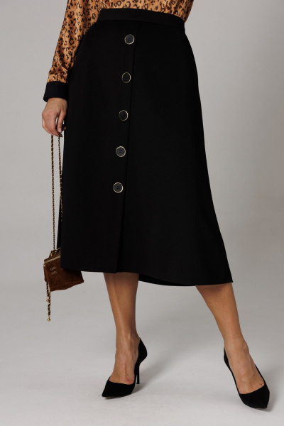 Блуза, юбка Anastasia 1306 золото/черный - фото 12