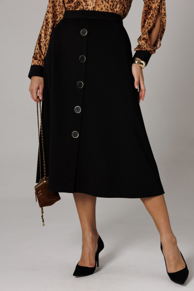 Блуза, юбка Anastasia 1306 золото/черный - фото 10