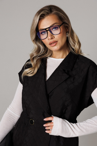 Жилет, юбка Anastasia 1305 черный - фото 8