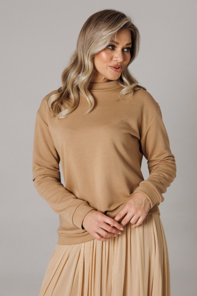 Джемпер, юбка Anastasia 1295 карамельный - фото 7