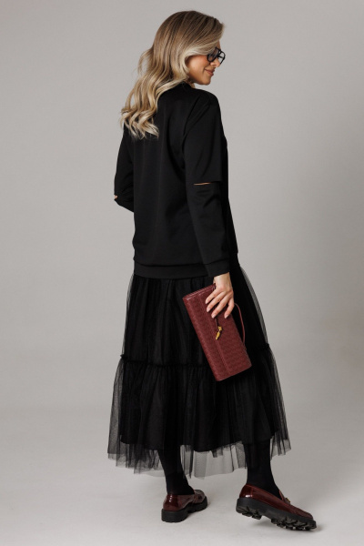 Джемпер, юбка Anastasia 1294 черный - фото 10