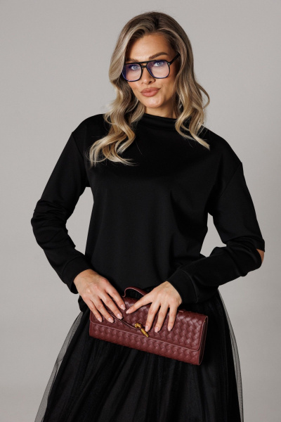 Джемпер, юбка Anastasia 1294 черный - фото 9