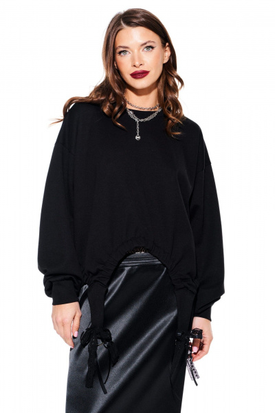 Свитшот ELLETTO LIFE 3929 черный - фото 1