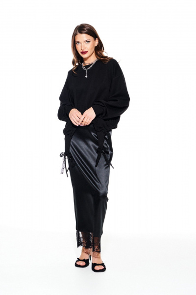 Свитшот ELLETTO LIFE 3929 черный - фото 3