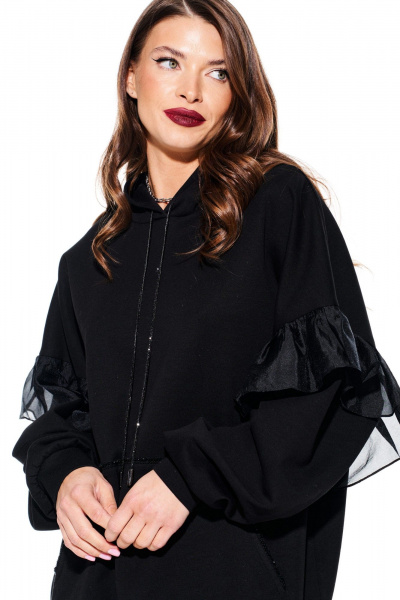 Толстовка ELLETTO LIFE 3930 черный - фото 6