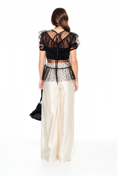 Блуза ELLETTO LIFE 3934 черный - фото 8