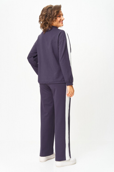 Брюки, джемпер Bonna Image 988 серо-фиолетовый - фото 7