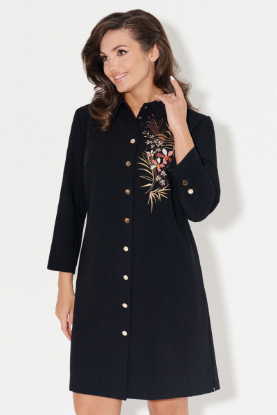 Платье Панда 31580 черный - фото 3