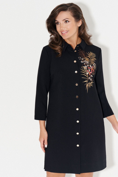 Платье Панда 31580 черный - фото 2