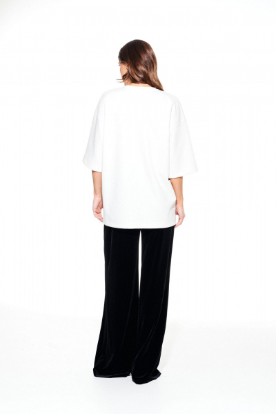 Джемпер ELLETTO LIFE 3937 молочный - фото 6