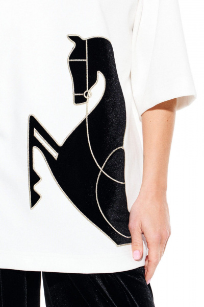 Джемпер ELLETTO LIFE 3937 молочный - фото 5