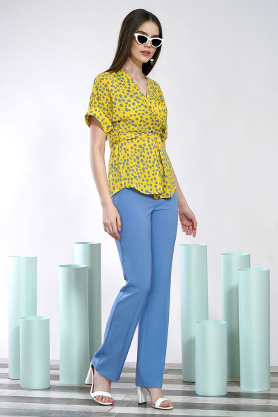 Блуза, брюки Alani Collection 1416 - фото 3