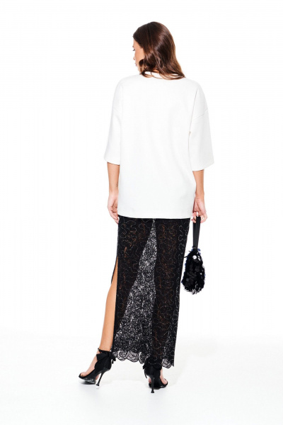 Джемпер ELLETTO LIFE 3938 молочный - фото 6