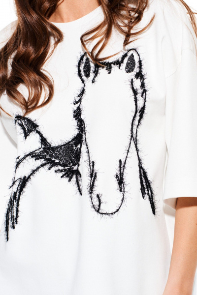 Джемпер ELLETTO LIFE 3938 молочный - фото 5