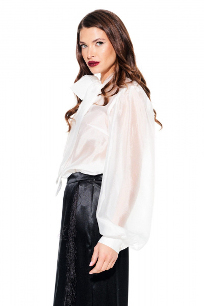 Блуза ELLETTO LIFE 3939 белый - фото 7