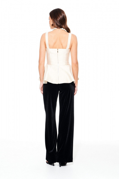 Блуза ELLETTO LIFE 3941 сливочный - фото 8