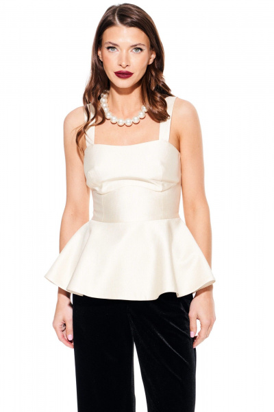 Блуза ELLETTO LIFE 3941 сливочный - фото 1