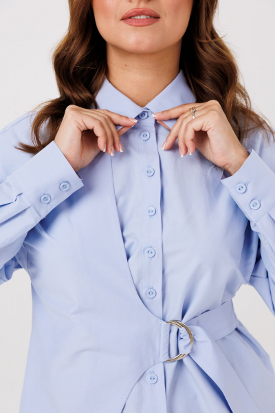 Рубашка Marshop М203 голубой - фото 26
