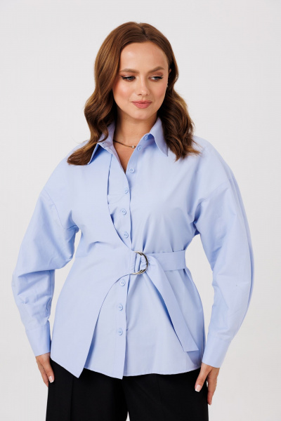 Рубашка Marshop М203 голубой - фото 12