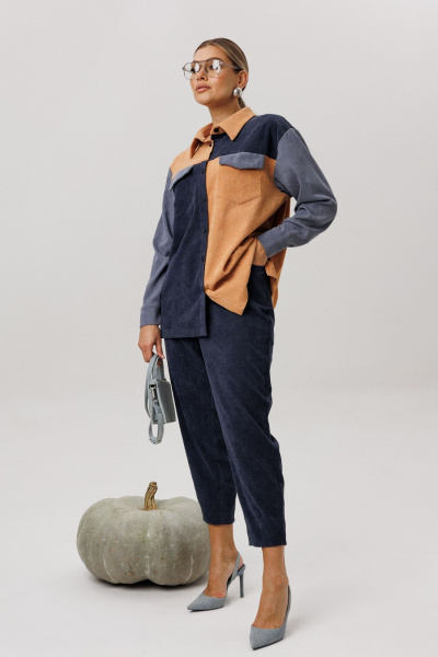 Брюки Anelli 1747 глубина_ночи - фото 9