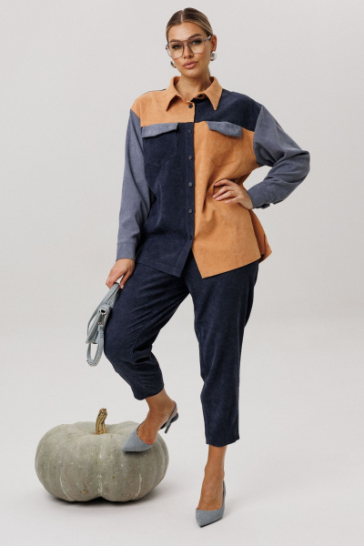 Брюки Anelli 1747 глубина_ночи - фото 8