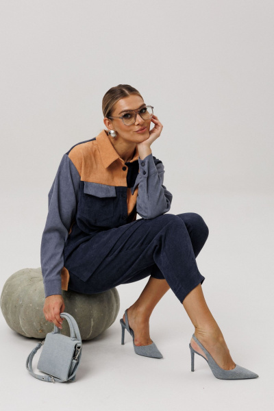 Брюки Anelli 1747 глубина_ночи - фото 6