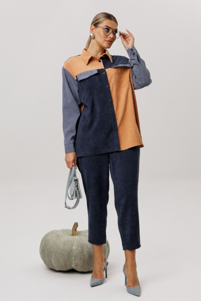 Брюки Anelli 1747 глубина_ночи - фото 3