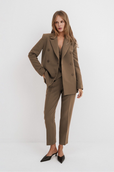 Брюки, жакет PiRS 5747 капучино - фото 2