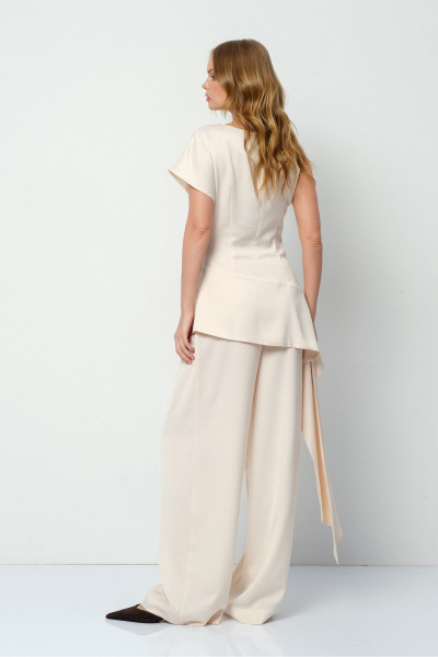 Брюки PiRS 5818 бежевый - фото 5