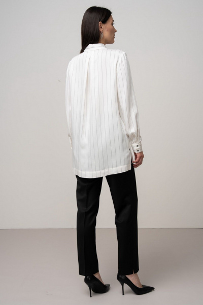 Блуза FASHION CENTRE В-4102 белый_в_полоску - фото 7