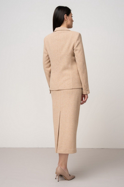 Юбка FASHION CENTRE Шр-4104 карамельный - фото 4