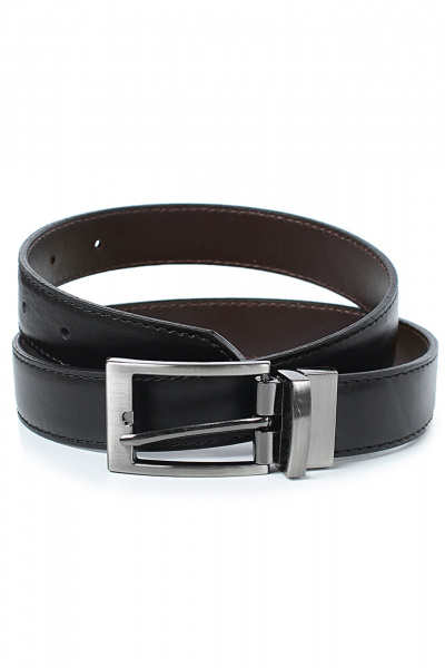 Ремень Galanteya 21818.25с2113к45 2р черный/коричн - фото 1