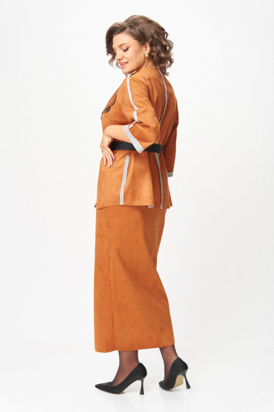 Жакет, юбка Michel chic 1388/1 рыжий - фото 7