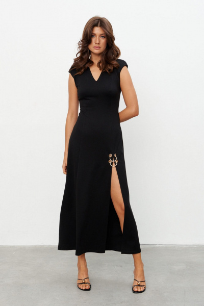 Платье KaVaRi 1131 черный - фото 2