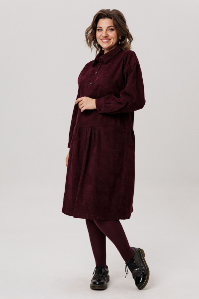 Платье Anelli 1730 морозная_вишня - фото 9