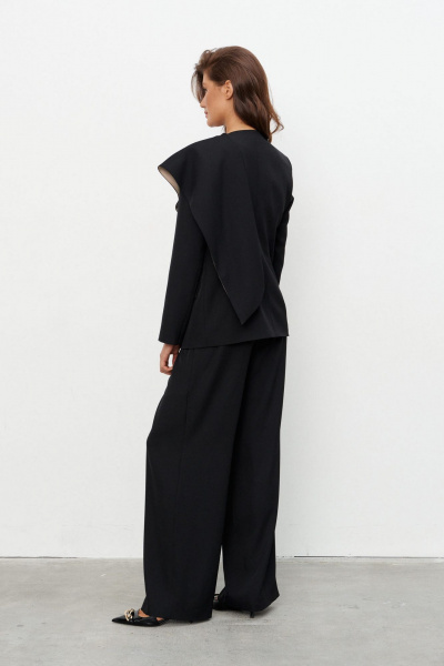 Брюки, жакет KaVaRi 8053 черный - фото 6
