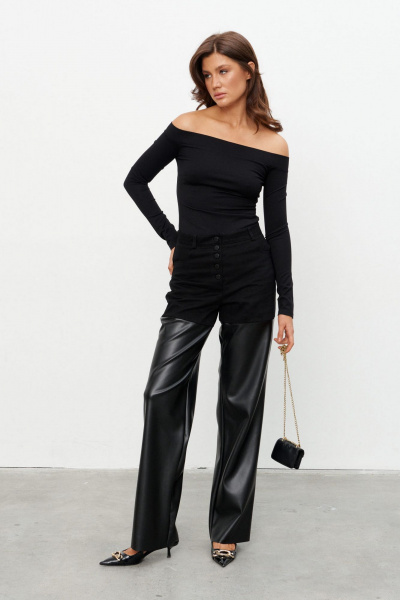 Джемпер KaVaRi 7007 черный - фото 3