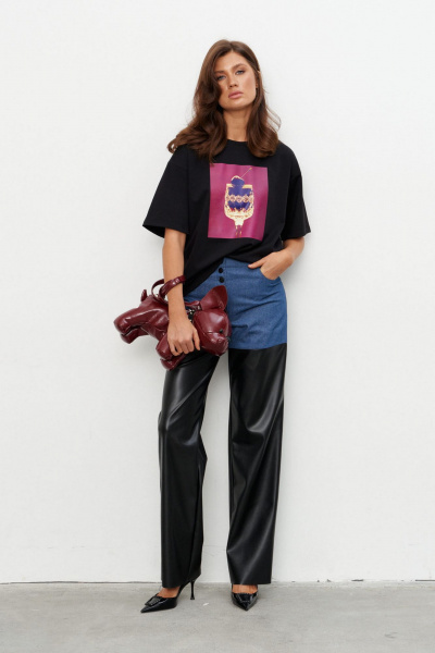 Футболка KaVaRi 4025 черный - фото 9