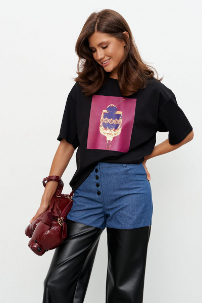 Футболка KaVaRi 4025 черный - фото 6