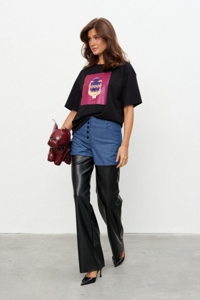 Футболка KaVaRi 4025 черный - фото 2